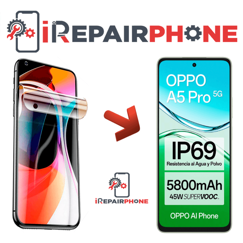 Protector de Pantalla Hidrogel Oppo A5 Pro 5G Protector de Pantalla Hidrogel Oppo A5 Pro 5G