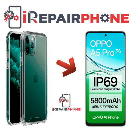 Funda Antigolpes Transparente Oppo A5 Pro 5G