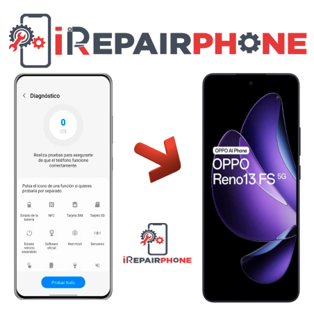 Diagnóstico Oppo Reno 13 FS 5G