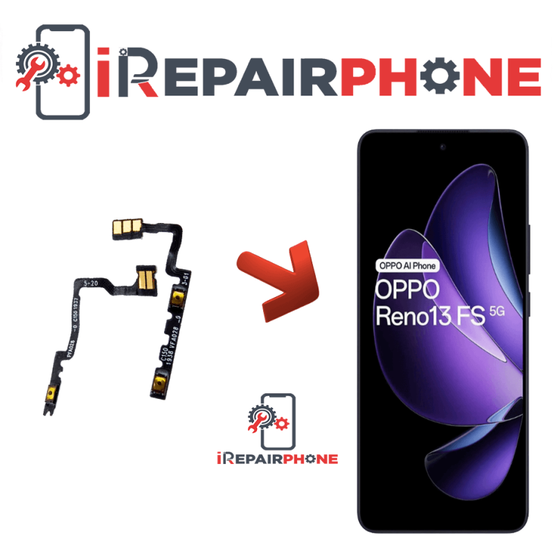 Cambiar Botones de Volumen y Silencio Oppo Reno 13 FS 5G Cambiar Botones de Volumen y Silencio Oppo Reno 13 FS 5G