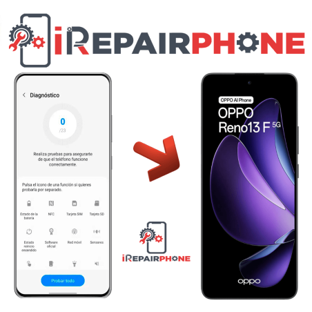 Diagnóstico Oppo Reno 13 F 5G
