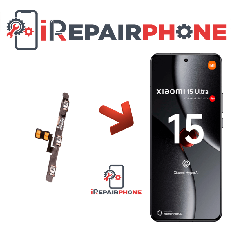 Cambiar Botones de Volumen y Silencio Xiaomi 15 Ultra Cambiar Botones de Volumen y Silencio Xiaomi 15 Ultra