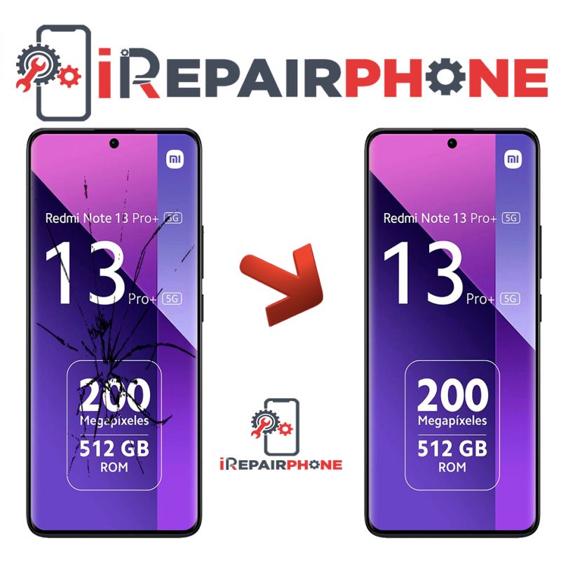 Cambiar Pantalla Original Xiaomi Redmi Note 13 Pro Plus 5G Cambiar Pantalla Original Xiaomi Redmi Note 13 Pro Plus 5G