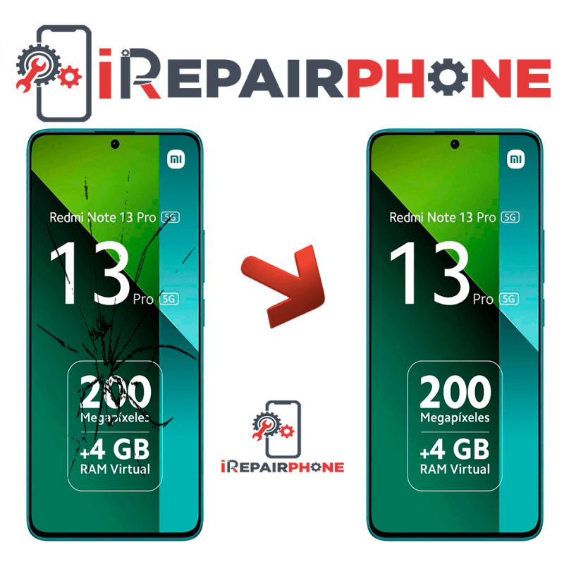 Cambiar Pantalla Original Con Marco Xiaomi Redmi Note 13 Pro 5G Cambiar Pantalla Original Con Marco Xiaomi Redmi Note 13 Pro 5G