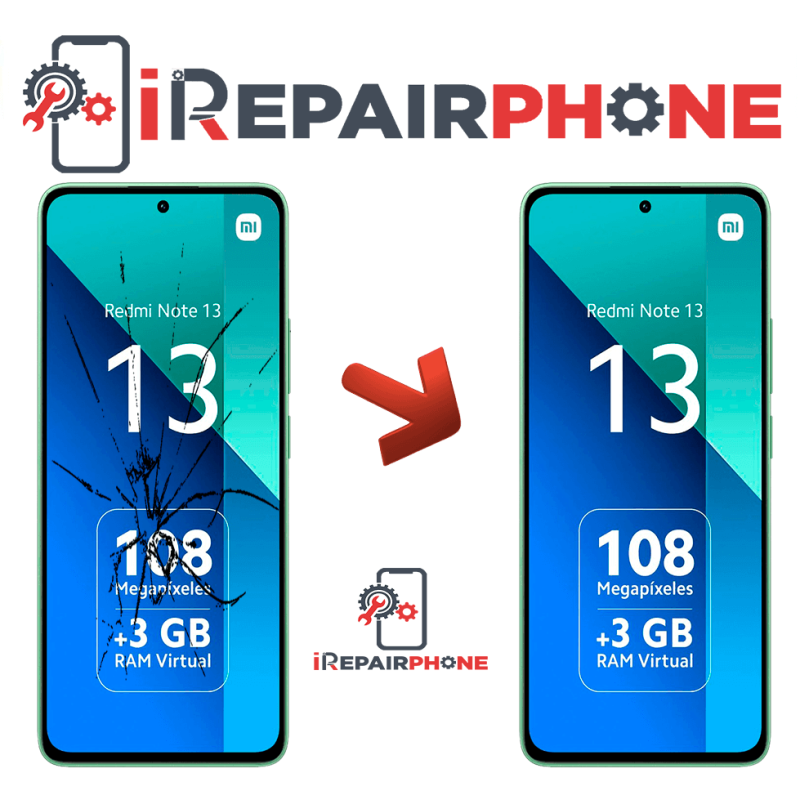 Cambiar Pantalla OLED Xiaomi Redmi Note 13