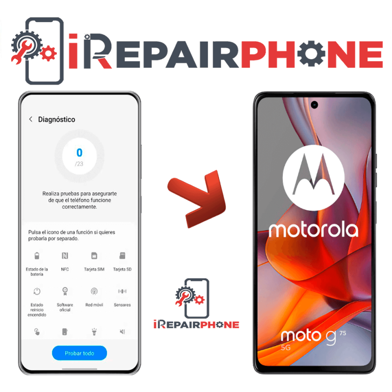 Diagnóstico Motorola Moto G75 5G Diagnóstico Motorola Moto G75 5G