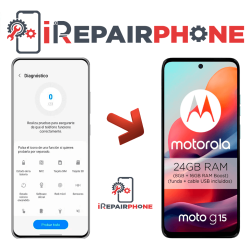 Diagnóstico Motorola Moto G15