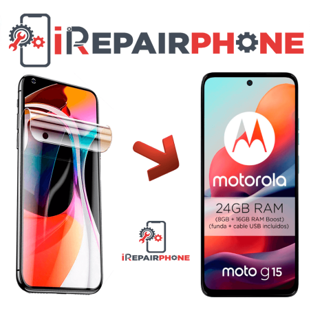 Protector de Pantalla Hidrogel Motorola Moto G15