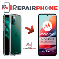 Funda Antigolpes Transparente Motorola Moto G15