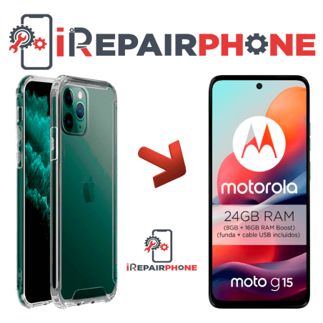 Funda Antigolpes Transparente Motorola Moto G15