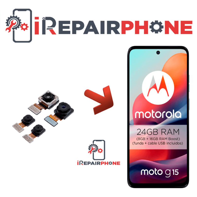 Cambiar Cámara Trasera Motorola Moto G15 Cambiar Cámara Trasera Motorola Moto G15