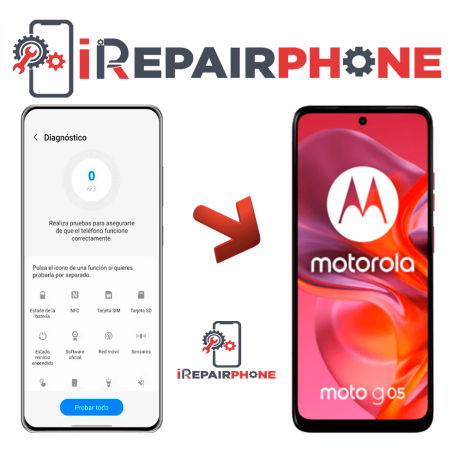 Diagnóstico Motorola Moto G05