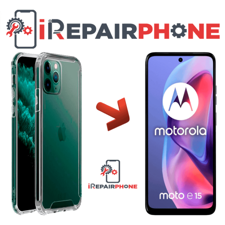 Funda Antigolpes Transparente Motorola Moto E15