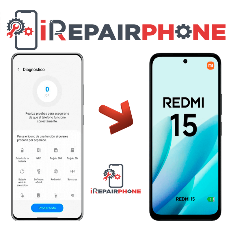 Diagnóstico Xiaomi Redmi 15