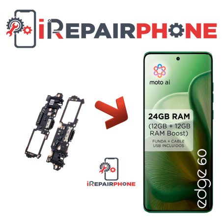 Cambiar Conector de Carga Motorola Edge 60