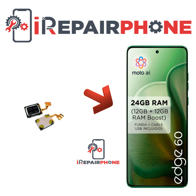 Cambiar Auricular Motorola Edge 60