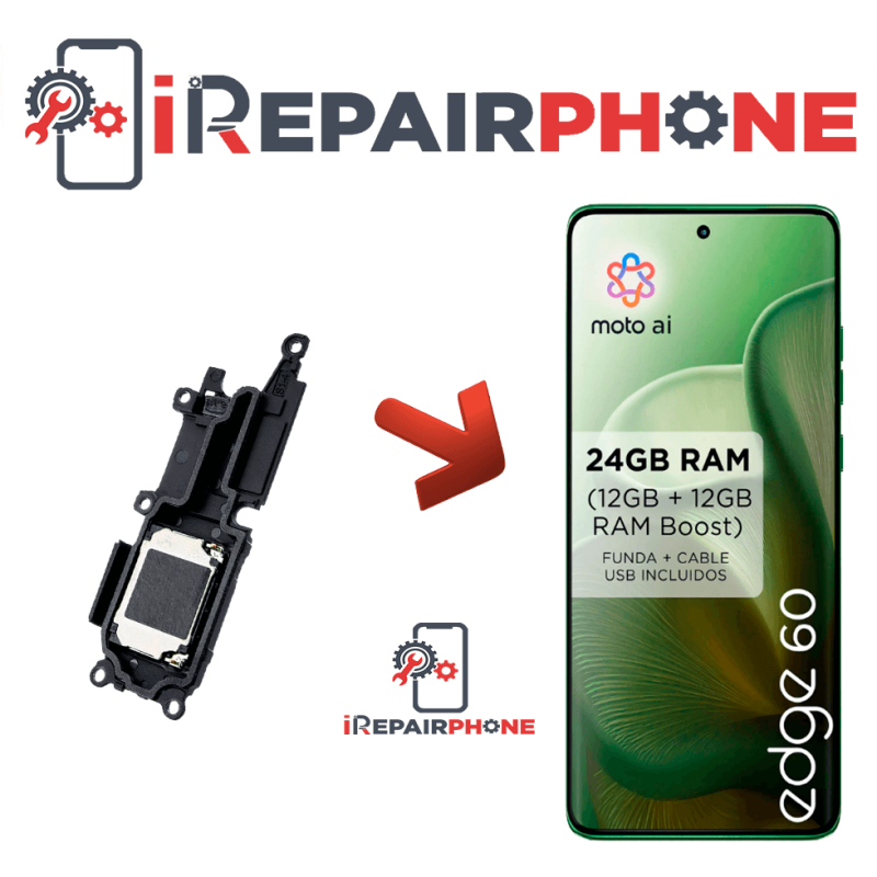 Cambiar Altavoz Motorola Edge 60