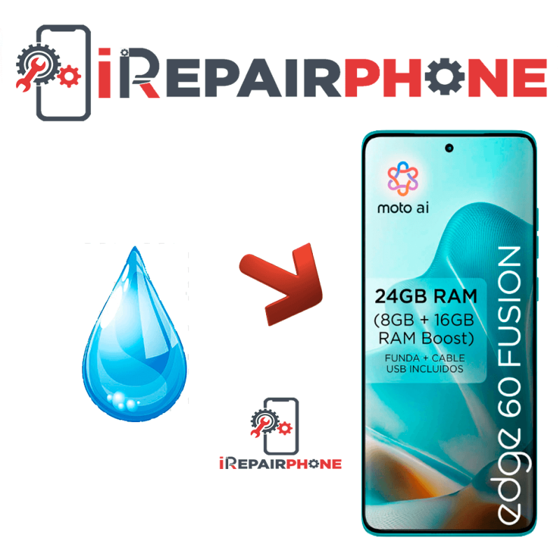 Diagnóstico Motorola Edge 60 Fusion Mojado