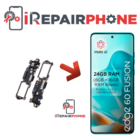 Cambiar Conector de Carga Motorola Edge 60 Fusion
