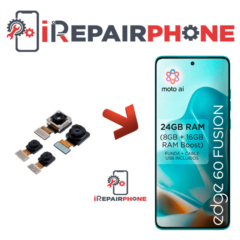 Cambiar Cámara Trasera Motorola Edge 60 Fusion
