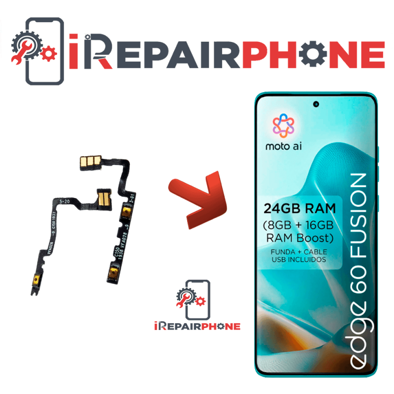 Cambiar Botón Encendido Motorola Edge 60 Fusion