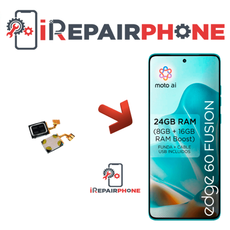 Cambiar Auricular Motorola Edge 60 Fusion