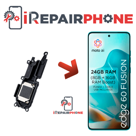 Cambiar Altavoz Motorola Edge 60 Fusion