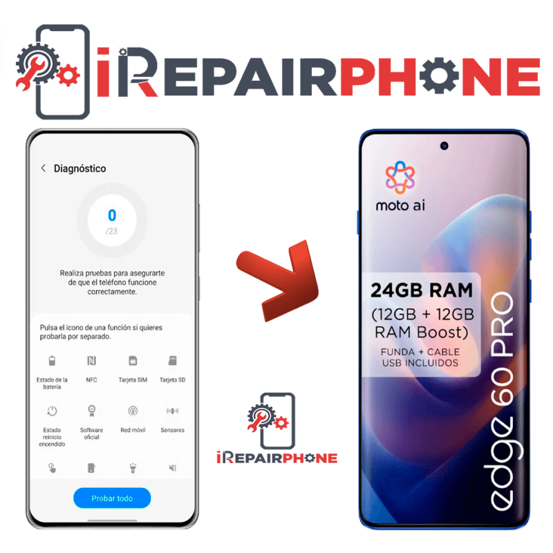 Diagnóstico Motorola Edge 60 Pro