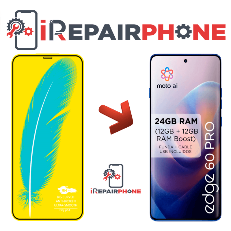 Protector de Cristal Templado Motorola Edge 60 Pro