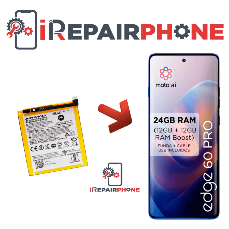 Cambiar Batería Motorola Edge 60 Pro