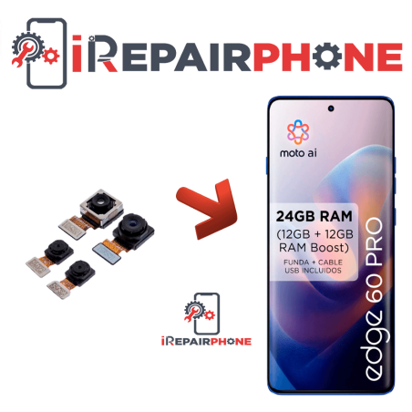 Cambiar Cámara Trasera Motorola Edge 60 Pro