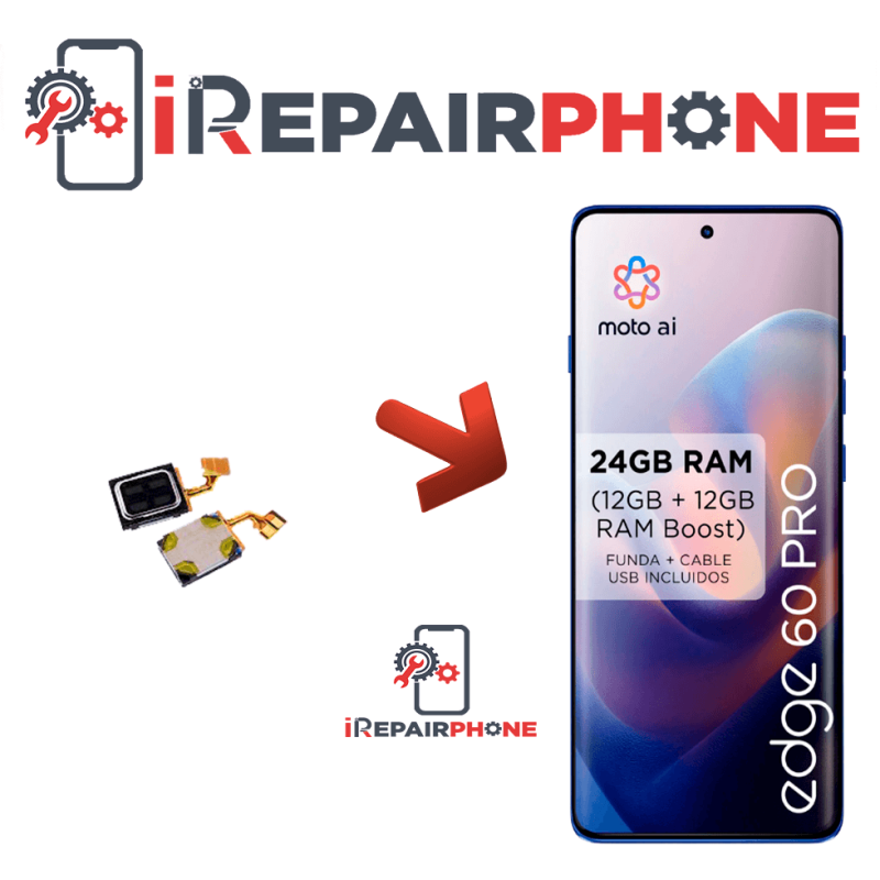 Cambiar Auricular Motorola Edge 60 Pro