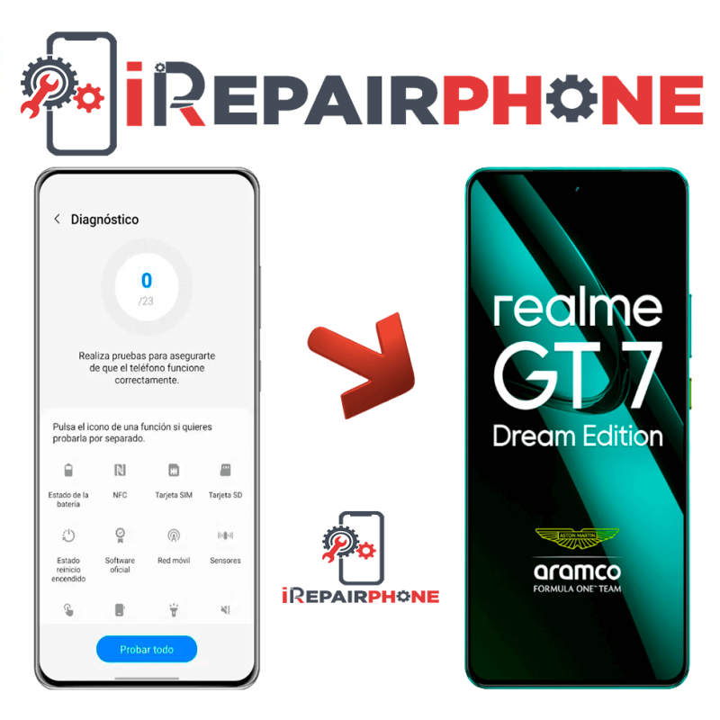 Diagnóstico Realme GT 7