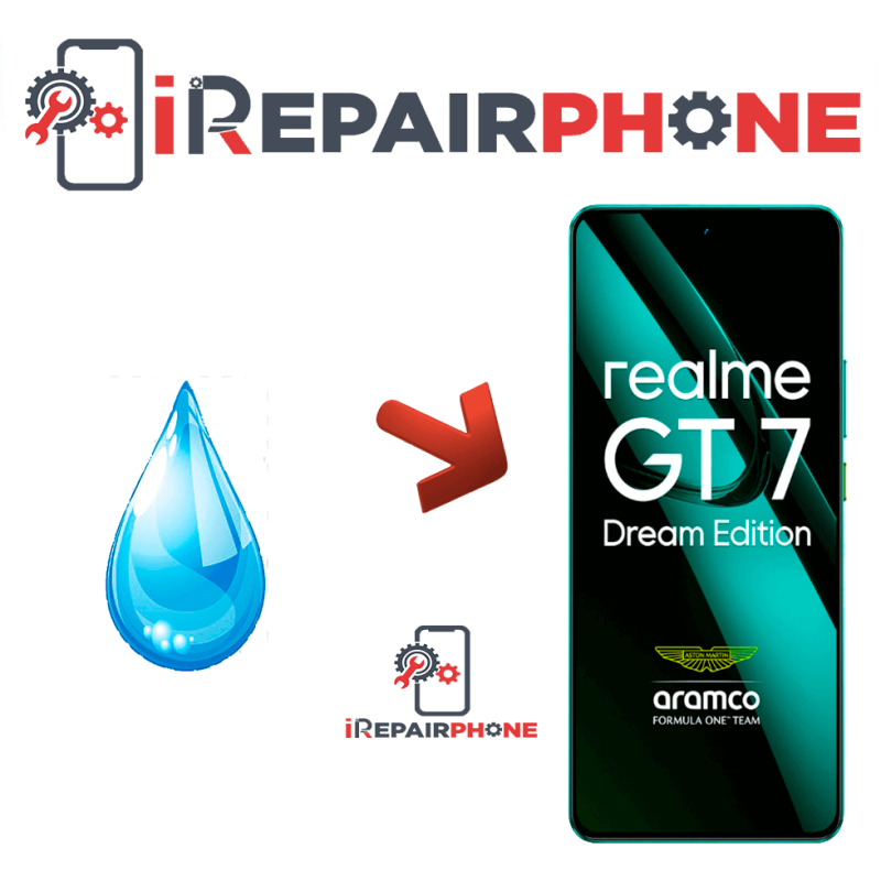 Diagnóstico Realme GT 7 Mojado