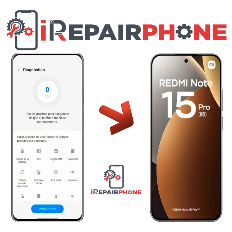 Diagnóstico Xiaomi Redmi Note 15 Pro 5G