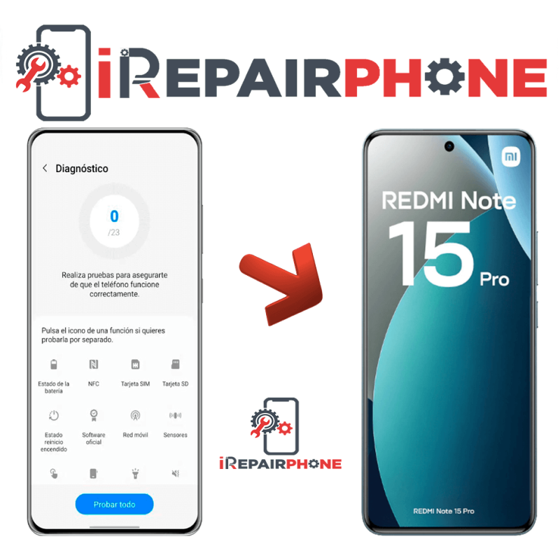 Diagnóstico Xiaomi Redmi Note 15 Pro