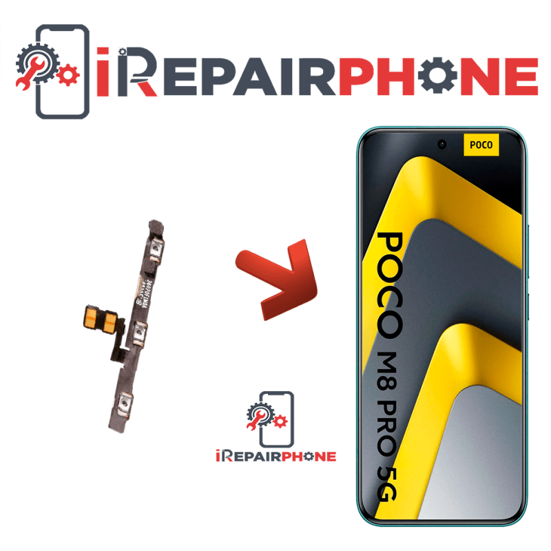 Cambiar Botones de Volumen y Silencio Xiaomi Poco M8 Pro 5G