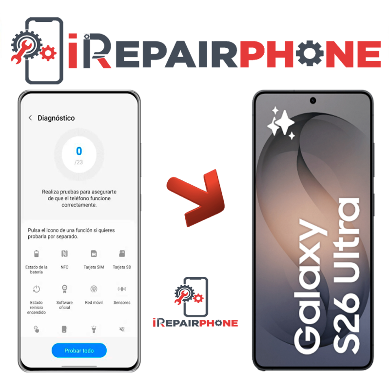Diagnóstico Samsung Galaxy S26 Ultra