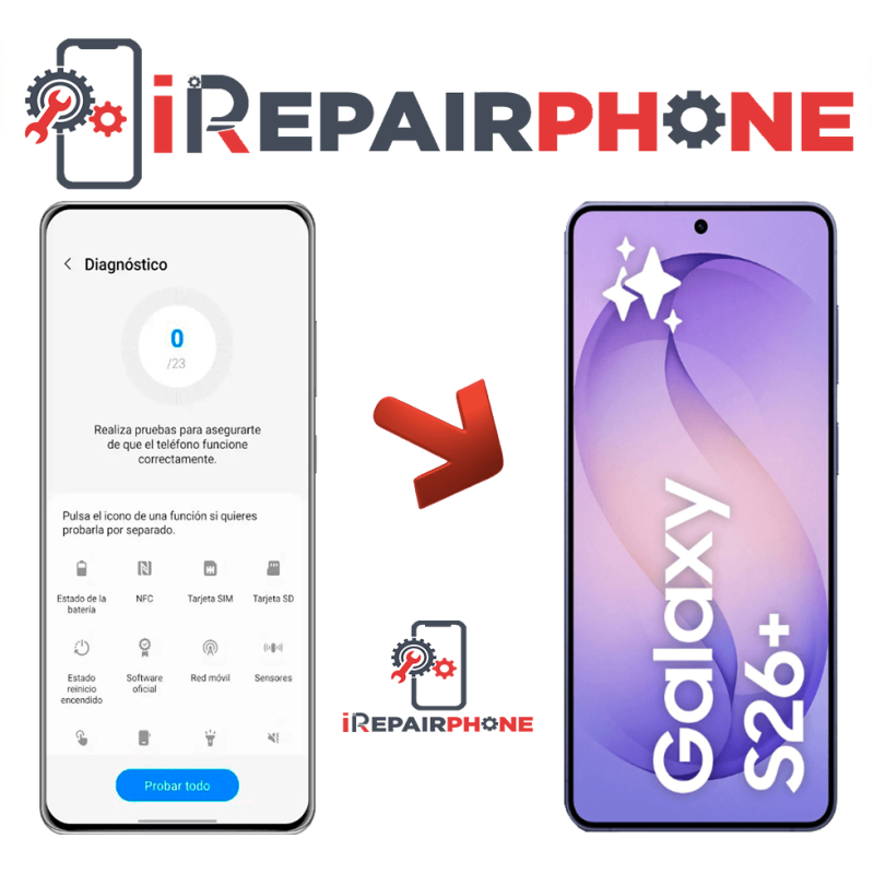 Diagnóstico Samsung Galaxy S26 Plus