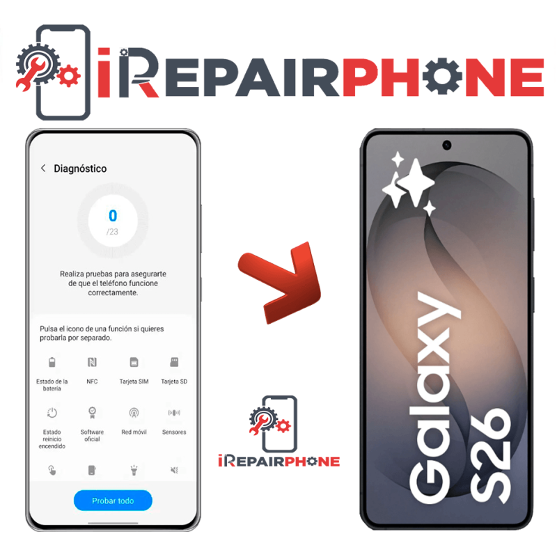 Diagnóstico Samsung Galaxy S26