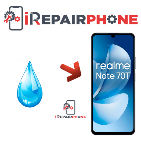 Diagnóstico Realme Note 70T Mojado
