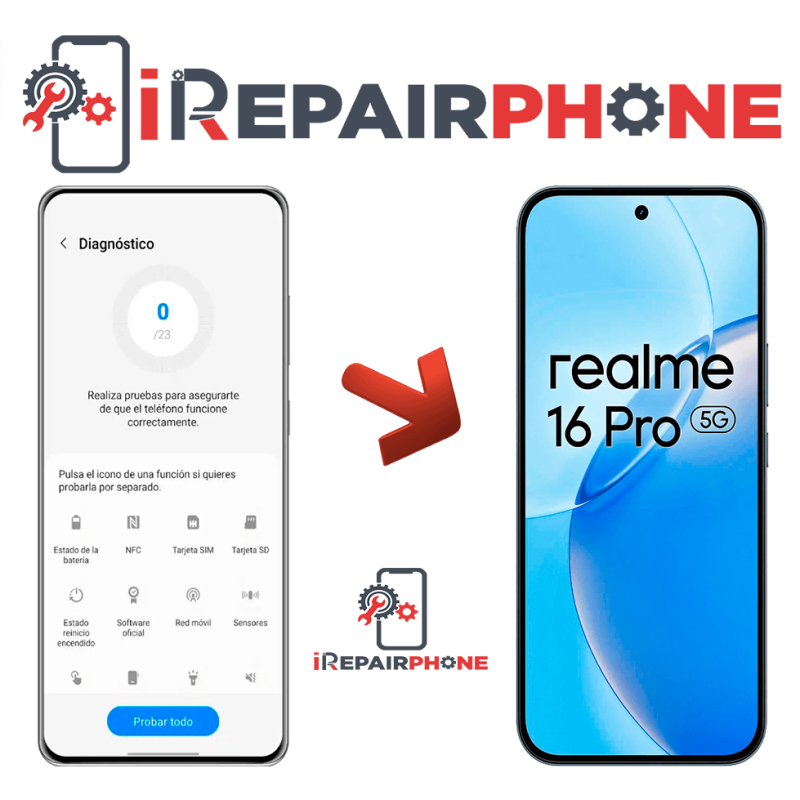 Diagnóstico Realme 16 Pro 5G