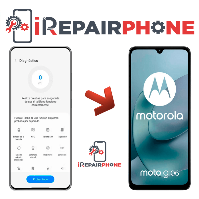Diagnóstico Motorola Moto G06