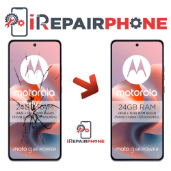 Cambiar Pantalla Original Con Marco Motorola Moto G86 Power 5G