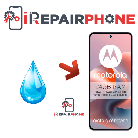 Diagnóstico Motorola Moto G86 Power 5G Mojado