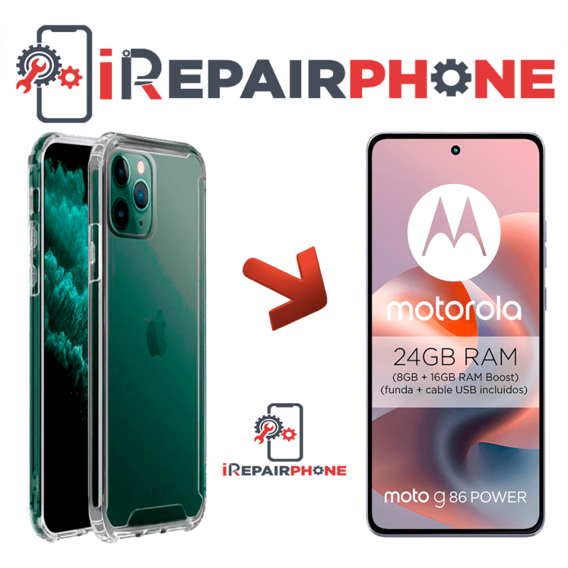Funda Antigolpes Transparente Motorola Moto G86 Power 5G