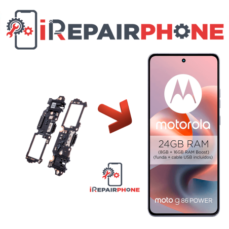 Cambiar Conector de Carga Motorola Moto G86 Power 5G