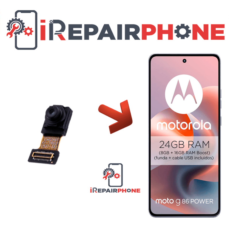 Cambiar Cámara Frontal Motorola Moto G86 Power 5G