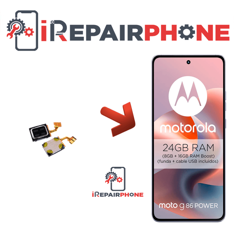 Cambiar Auricular Motorola Moto G86 Power 5G