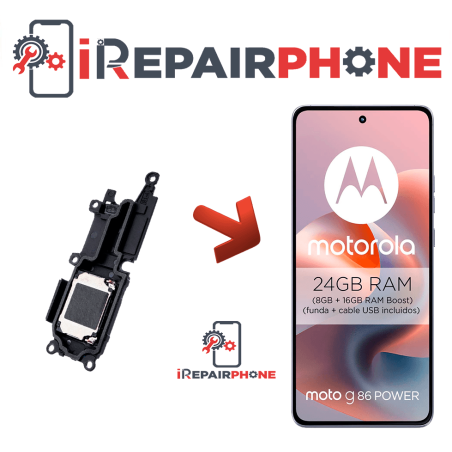 Cambiar Altavoz Motorola Moto G86 Power 5G